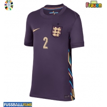 England Kyle Walker #2 Auswärtstrikot Frauen EM 2024 Kurzarm